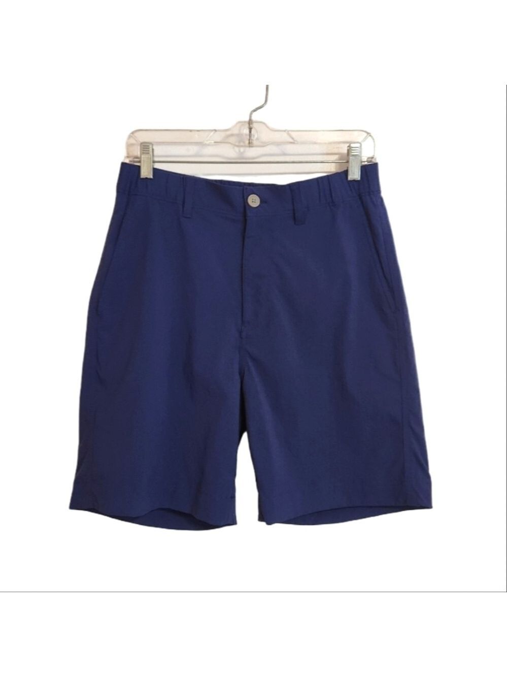 Caribbean Navy Blue Mens Performance Shorts Size 34